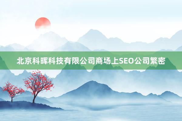 北京科晖科技有限公司商场上SEO公司繁密